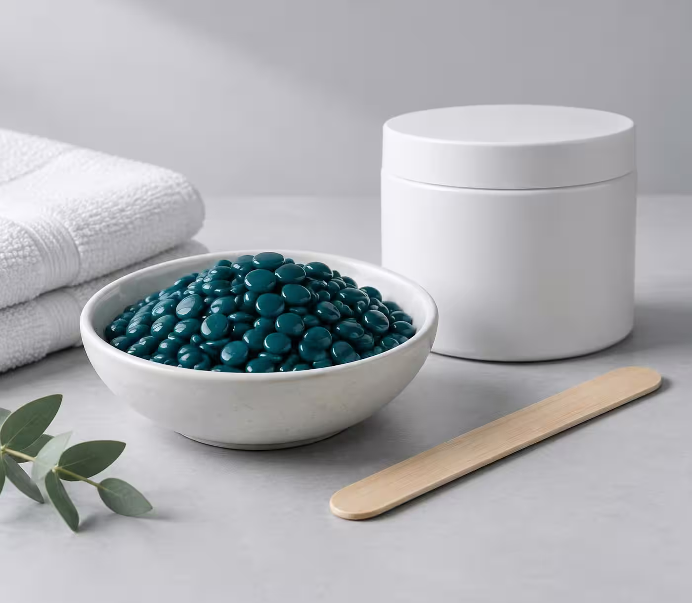Illustrative product photography for personal care brand category